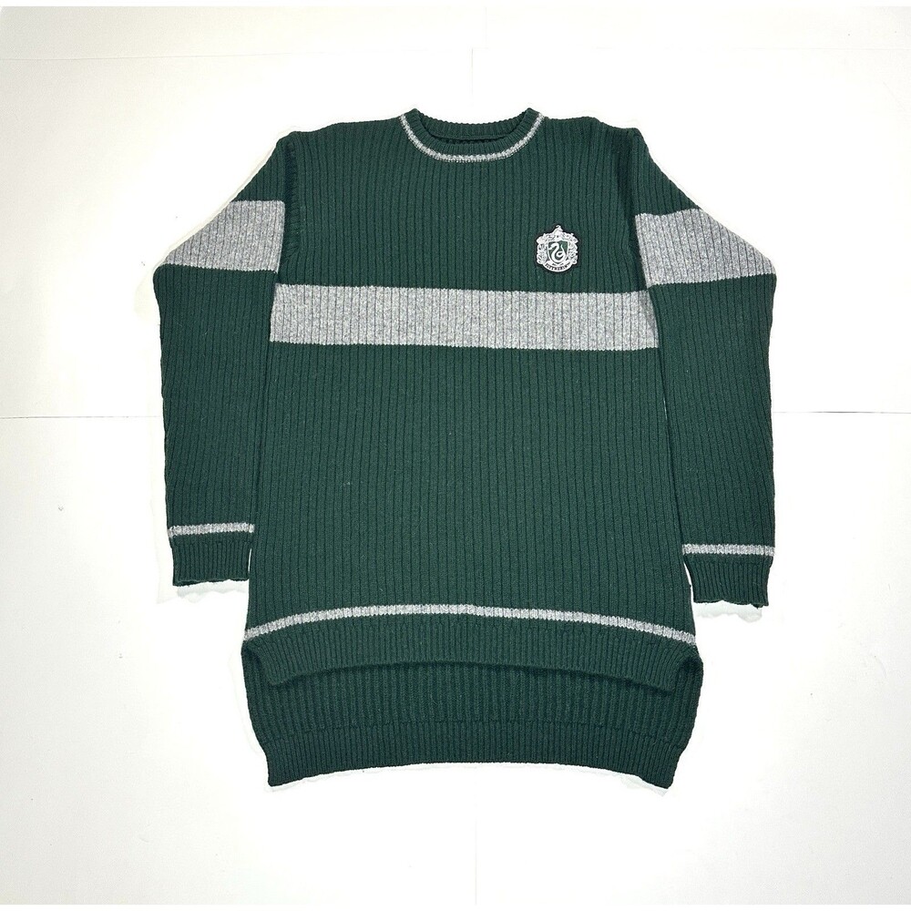 Wizarding World Of Harry Potter Slytherin Quidditch Lambswool Sweater Adult XXL